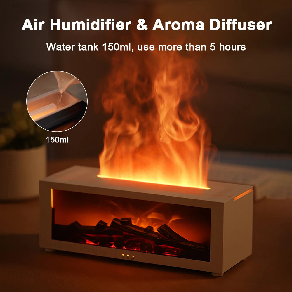 AuraFlame  Premium Diffuser & Humidifier
